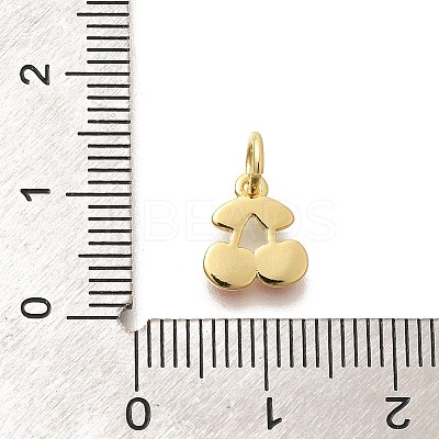 Real 18K Gold Plated Brass Enamel Charms LS-KK-L225-001G-03-1