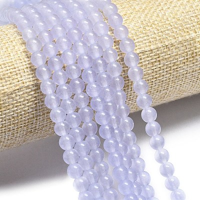 Natural Malaysia Jade Beads Strands G-L645-C01-6mm-02-1