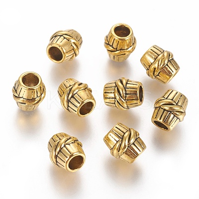 Tibetan Style Alloy Beads TIBEB-LF10613YKG-AG-LF-1