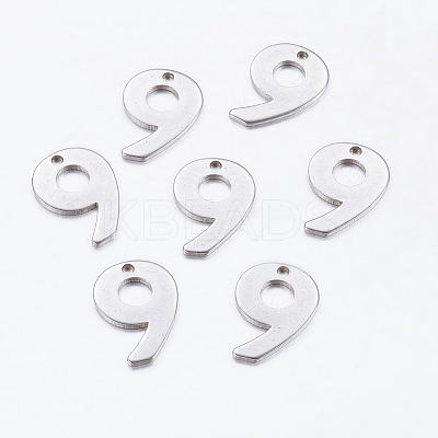 Tarnish Resistant 201 Stainless Steel Pendants STAS-F128-01P-9-1-1