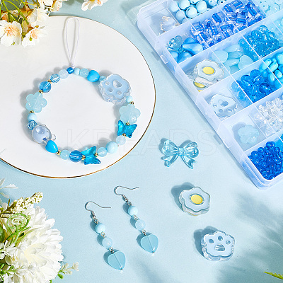 Opaque & Transparent Acrylic Beads Kits MACR-SP0001-48B-1