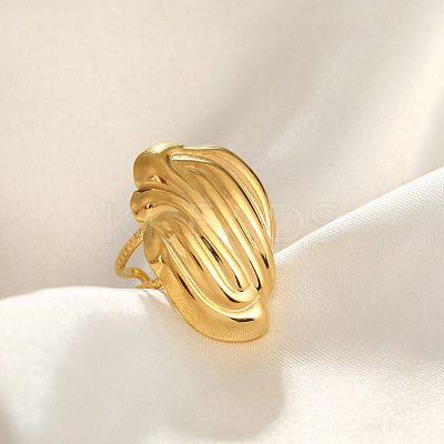 304 Stainless Steel Cuff Open Rings FS-WGD6945-04-1