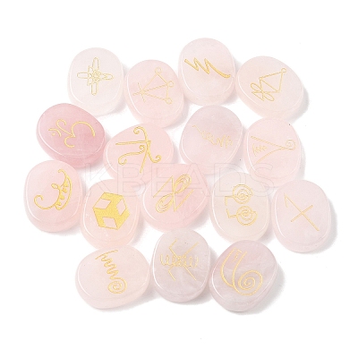 16Pcs 16 Styles Natural Rose Quartz Display Decorations G-F786-02A-04-1