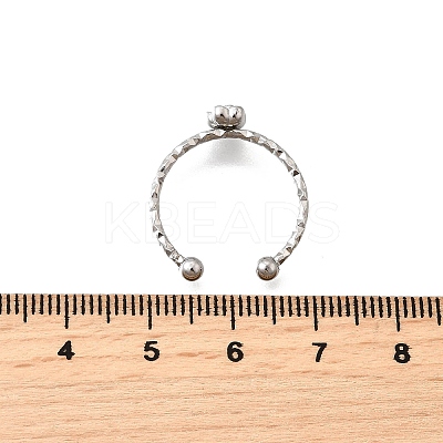 304 Stainless Steel Cuff Rings for Women RJEW-H250-01P-1