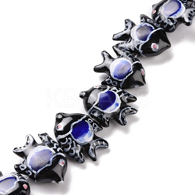 Handmade Porcelain Beads PORC-G002-54B-1