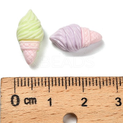Opaque Resin Cabochons RESI-I068-02-1