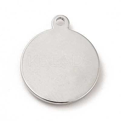 Tarnish Resistant 304 Stainless Steel Pendants Rhinestone Settings STAS-H172-03P-1