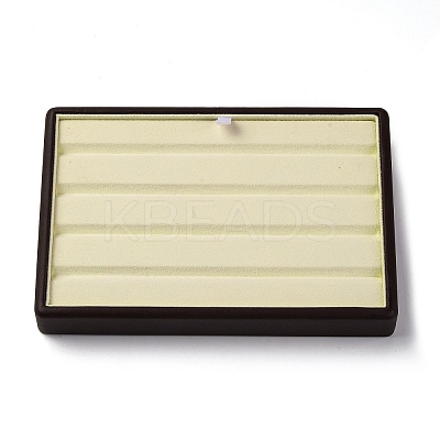 Slotted PU Leather & Wood Display Stands ODIS-H003-01B-1