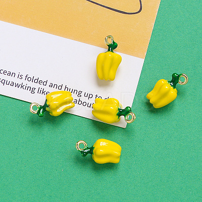Alloy Enamel Pendants INS-PW0002-09A-1