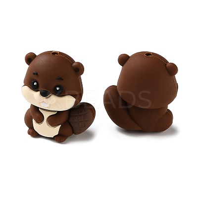 3D Animal Theme Silicone Beads SL-CBAD861-01-1