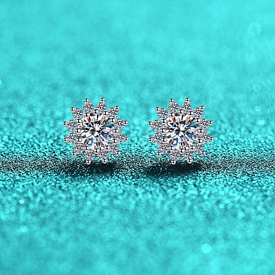 Anti-Tarnish 925 Sterling Silver Micro Pave Clear Cubic Zirconia AJEW-U007-10P-1