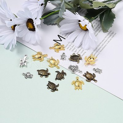 Tibetan Style Alloy Pendants TIBEP-MSMC021-13-1