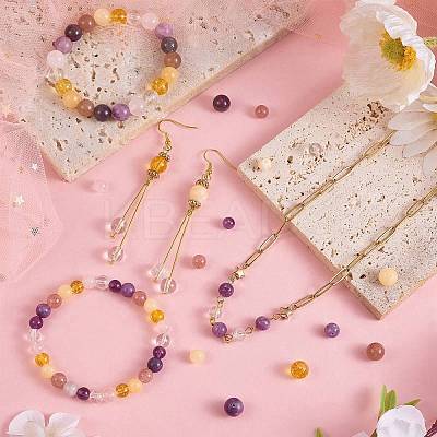 280Pcs 7 Style Gemstone Beads G-SZ0001-97B-1