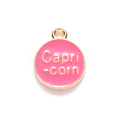 Alloy Enamel Pendants X-ENAM-S124-01B-03E-1
