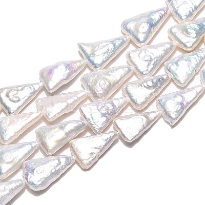 Natural Baroque Pearl Keshi Pearl Beads Strands PEAR-N021-18-1