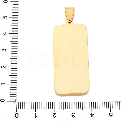304 Stainless Steel Pendants STAS-U043-01G-1