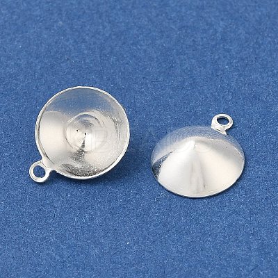 Ion Plating(IP) 304 Stainless Steel Pendant Pointed Back Rhinestone Settings STAS-U025-05B-S-1