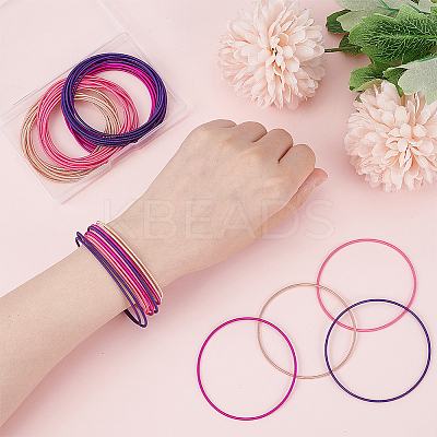 48 Strands 4 Style Pink Series Spring Bracelets TWIR-BC0001-48-1