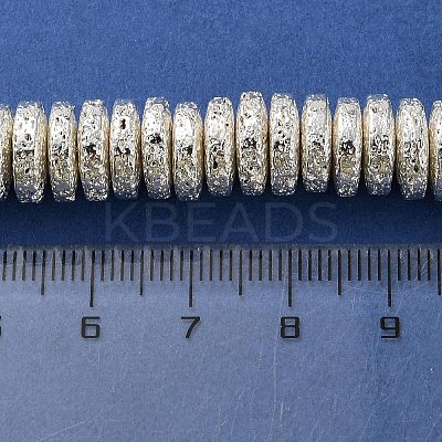 Electroplated Natural Lava Rock Beads Strands G-I360-A05-04-1