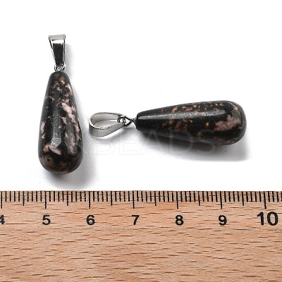 Natural Rhodonite Pendants G-T081-29-1