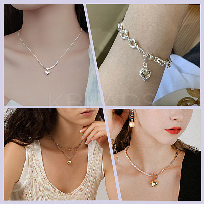 10Pcs 2 Colors Eco-Friendly Brass Pendants KK-BBC0017-34-1