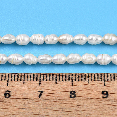 Natural Cultured Freshwater Pearl Beads Strands PEAR-N012-03O-1