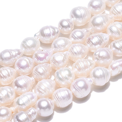 Natural Baroque Pearl Keshi Pearl Beads Strands X1-PEAR-S020-F04-01-1