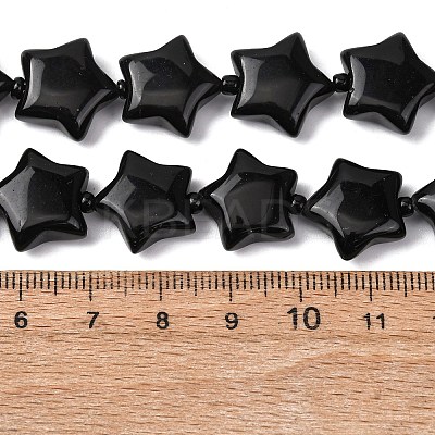 Natural Obsidian Beads Strands G-K359-E13-1