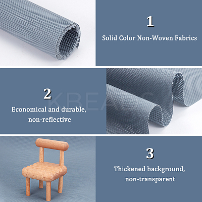 Solid Color Non-Woven Fabrics for Photography DIY-WH0568-09B-1