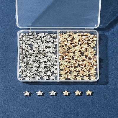 250Pcs 2 Colors CCB Plastic Beads CCB-FS0001-10-1