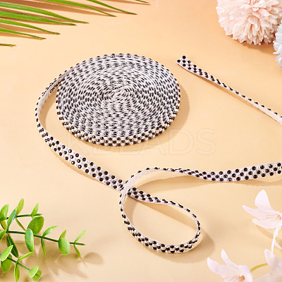 3 Yards Resin Self Adhesive Sewing Trim Hotfix Rhinestone Tape DIY-TA0013-15A-1
