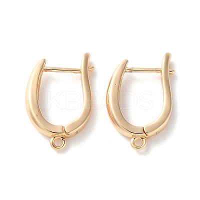 Rack Plating Brass Earring Findings KK-S405-03G-1