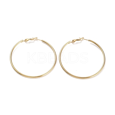 Ring 304 Stainless Steel Hoop Earrings for Women Men EJEW-B049-02F-G-1
