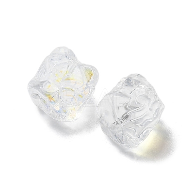 Baking Paint Transparent Glass Beads GLAA-C035-01Q-1