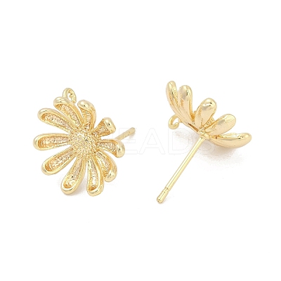 Brass Stud Earring Findings LS-KK-Z099-05G-01-1