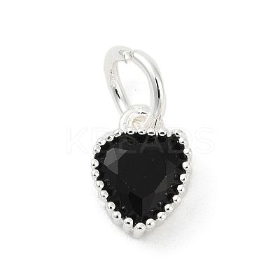 Brass Micro Pave Cubic Zirconia Pendants LS-KK-H204-01S-04-1