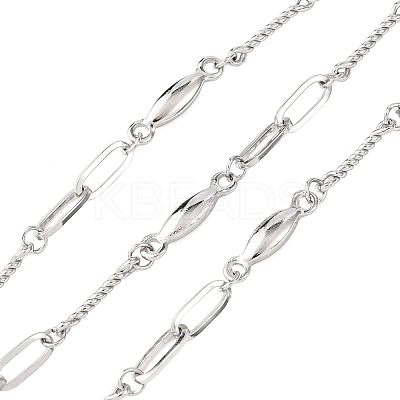 304 Stainless Steel Oval with Horse Eye Link Chains CHS-H117-06P-1