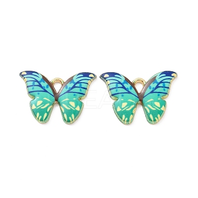 Alloy Enamel Pendants PALLOY-M200-01LG-F-1