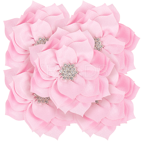 Polyester & Rhinestones Ornament Accessories DIY-WH20063-015E-1