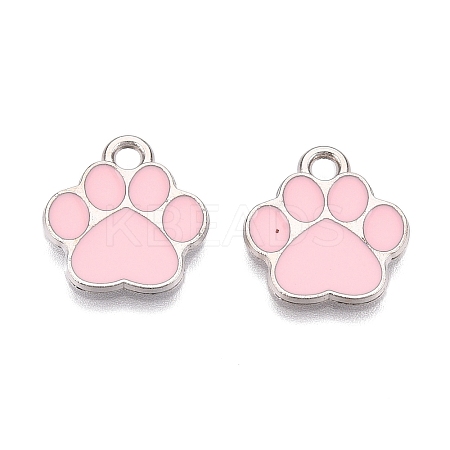 Alloy Enamel Pendants ENAM-T020-41B-RS-1