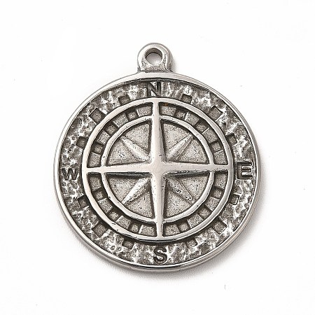 Non-Tarnish 304 Stainless Steel Pendants STAS-P322-16P-1