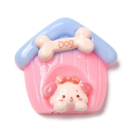 Cartoon Opaque Resin Cabochons LS-CRES-M021-01D-01-1