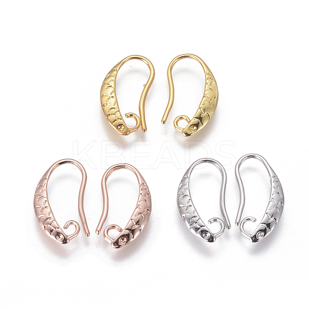 Brass Earring Hooks KK-E779-03-1
