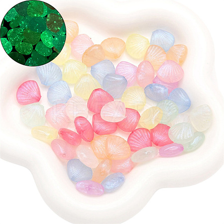 Luminous Transparent Acrylic Beads PW-WG1430A-03-1