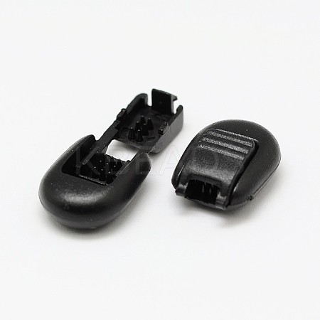 Dyed Eco-Friendly Plastic Cord End Locks Toggle Stoppers for Parachute Cord Sportswear Garment Backpack Accessories LS-FIND-E005-11B-1