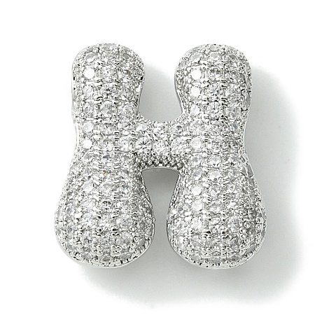Rack Plating Brass Cubic Zirconia Pendants KK-S378-02P-H-1