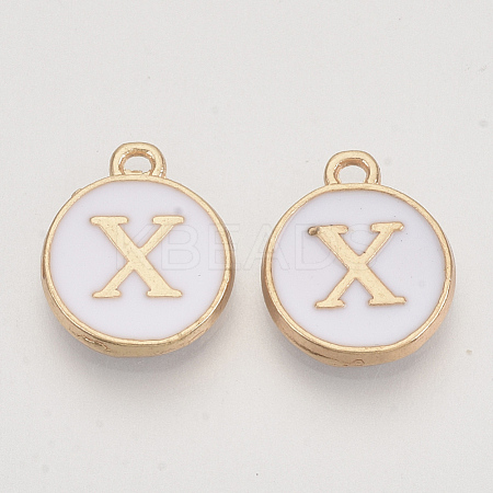 Golden Plated Alloy Charms X-ENAM-S118-01X-1