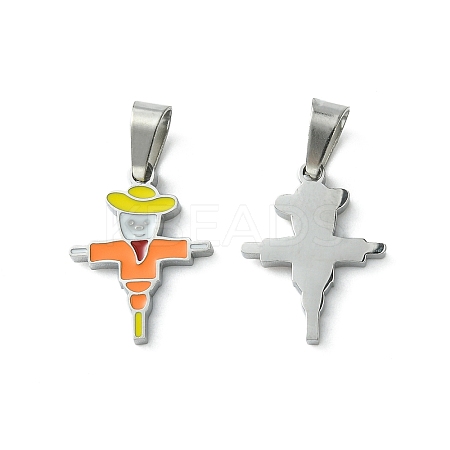 304 Stainless Steel Manual Polishing Pendants STAS-C075-22P-1