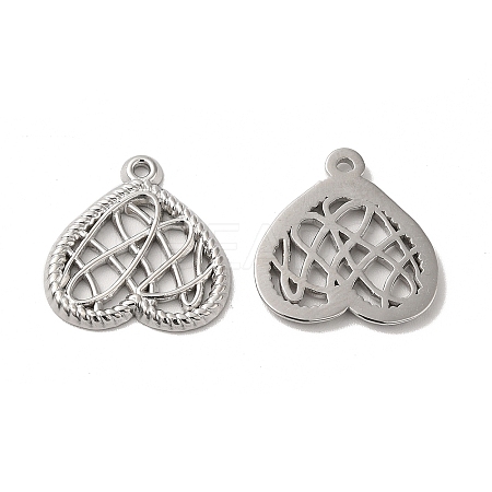 Non-Tarnish 304 Stainless Steel Pendants STAS-H212-21P-1