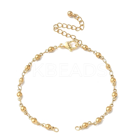 304 Stainless Steel Bar Link Chains Bracelet Making AJEW-JB01350-01-1